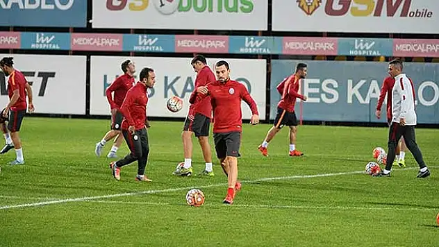 Galatasaray, Gençlerbirliği maçı hazırlıklarını sürdürdü