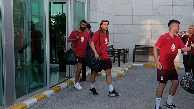 Galatasaray kafilesi, Konya'da
