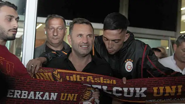 Galatasaray kafilesi Konya'ya geldi
