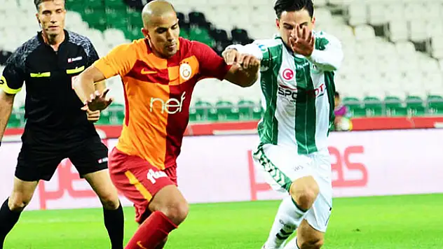 Galatasaray - Konyaspor maçında ilk 11'ler belli oldu!