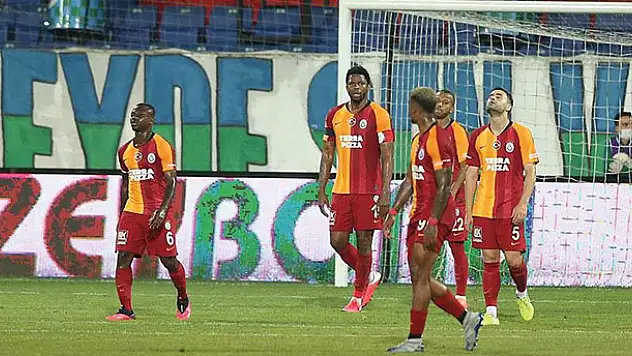 Galatasaray Rize'de ağır yaralı
