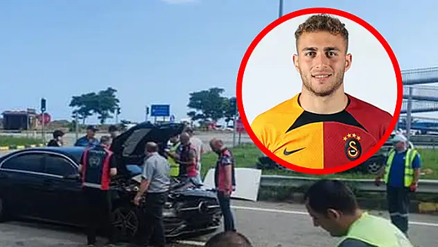 Galatasaraylı futbolcu Barış Alper Yılmaz trafik kazası geçirdi

