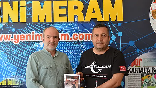 Gazeteci Büyükeken, Yeni Meram'ı ziyaret etti