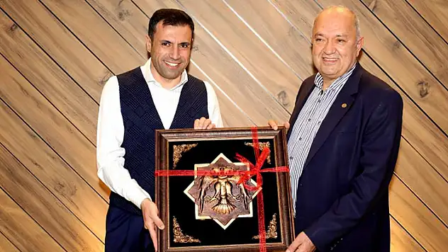 Gaziantep FK yönetimi ağırlandı
