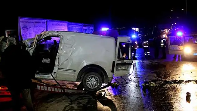 Gaziantep'te trafik kazası: 1 ölü