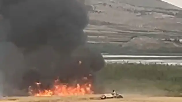 Gaziantep'te korkutan yangın: 50 dönüm arazi kül oldu