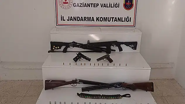 Gaziantep'te silah kaçakçılığı operasyonu 12 gözaltı
