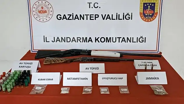 Gaziantep'te uyuşturucu ve kaçakçılığa darbe: 17 tutuklama
