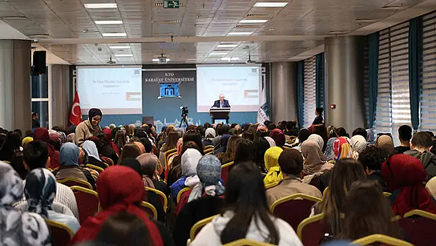 Gazze'nin Sesi, KTO Karatay'da yankılandı