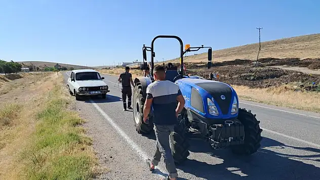 Gece evinin önüne park ettiği otomobilini sabah dere yatağında buldu
