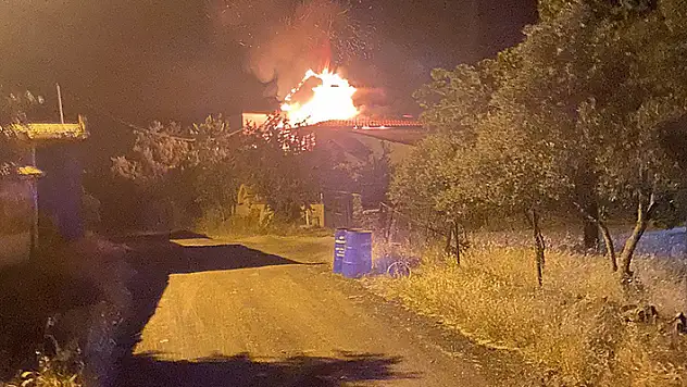 Gece saatlerinde çıkan yangın paniğe neden oldu

