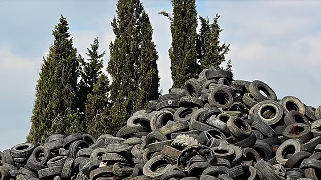 Geçen yıl 423 bin ton hurda lastik ekonomiye kazandırıldı
