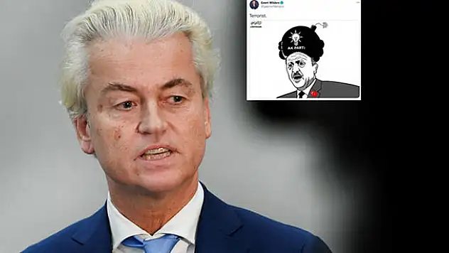 Geert Wilders'ten skandal paylaşım! Cumhurbaşkanı Erdoğan'ı hedef aldı