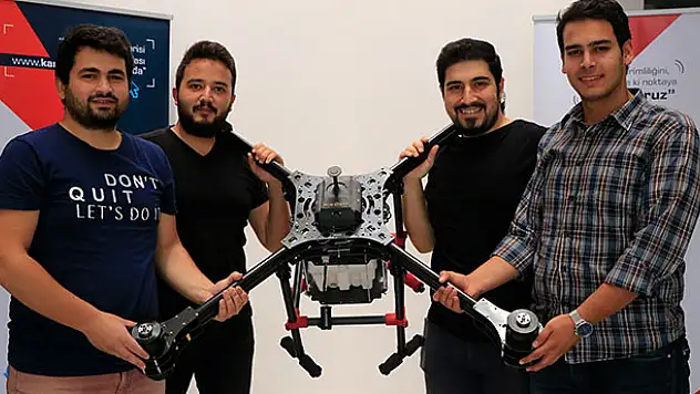 Genç girişimcilerden 'hayatı kolaylaştıran drone'lar