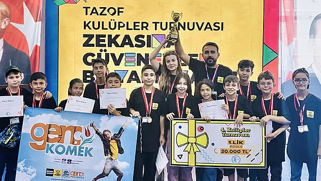 Genç KOMEK öğrencileri Türkiye şampiyonu oldu