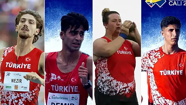 Genç milli atletler, Dünya Şampiyonası'ndan 4 madalyayla dönüyor
