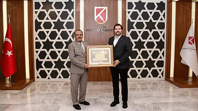 Genç MÜSİAD Konya Şubesi'nden Rektör Çelik'e ziyaret