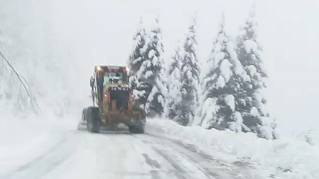 Giresun'da 45 köy yolu kar nedeniyle ulaşıma kapandı
