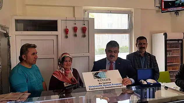 Girişimcilere her zaman desteğiz