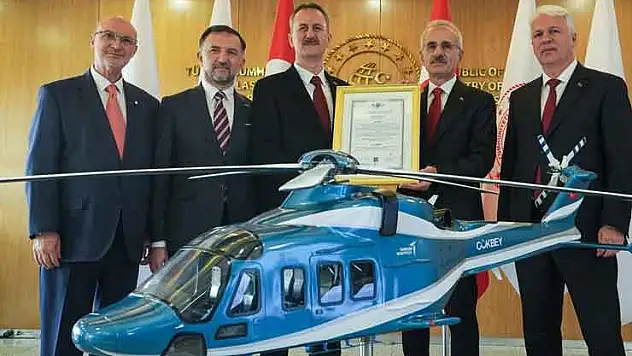 GÖKBEY Helikopteri Sertifika Teslim Töreni gerçekleştirildi