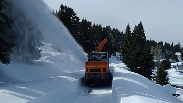 Gölcük yayla yolu açıldı