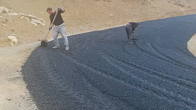 Gölcük yayla yolu tamamen asfaltlandı