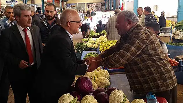 Gönen, Çumra'da Partisine Destek İstedi