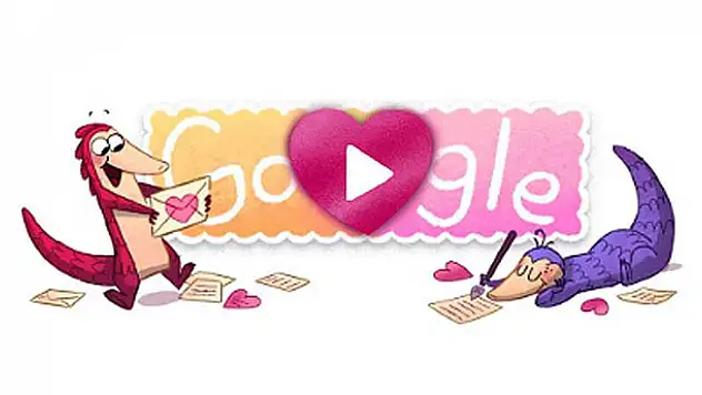 Google'dan Sevgililer Günü'ne özel doodle