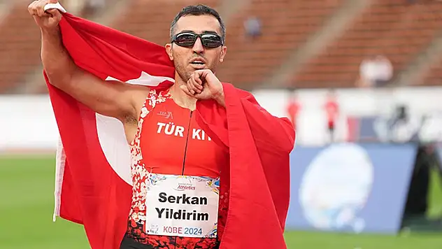 Görme engelli atlet Serkan Yıldırım, Paris Paralimpik Oyunları'na kota aldı
