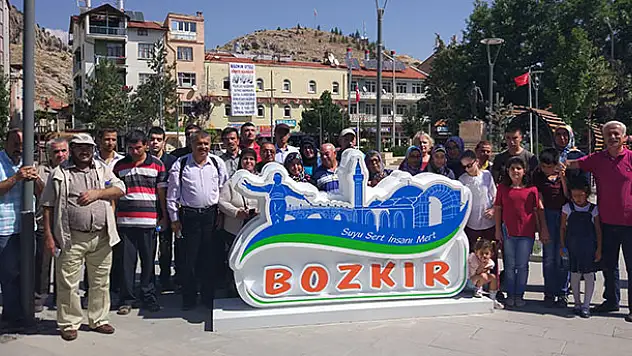 Görme engelliler Bozkır ilçesini gezdi