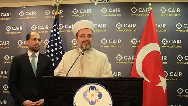 Görmez'den ABD'de çok kritik mesaj