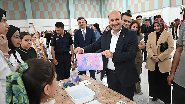 Göz nuru ürünler Sarayönü'nde sergilendi