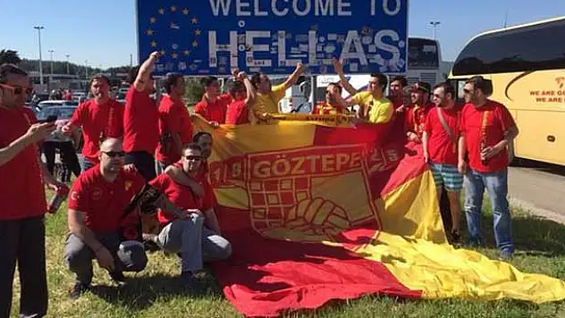 Göztepe aşkına 6 bin 700 km!