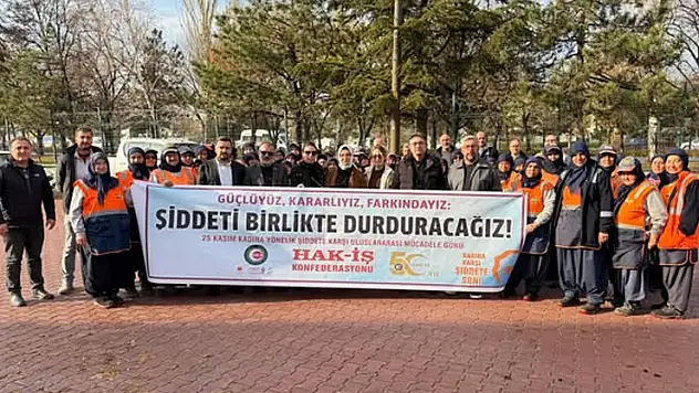 'Güçlüyüz, kararlıyız, farkındayız: Şiddeti birlikte durduracağız!'