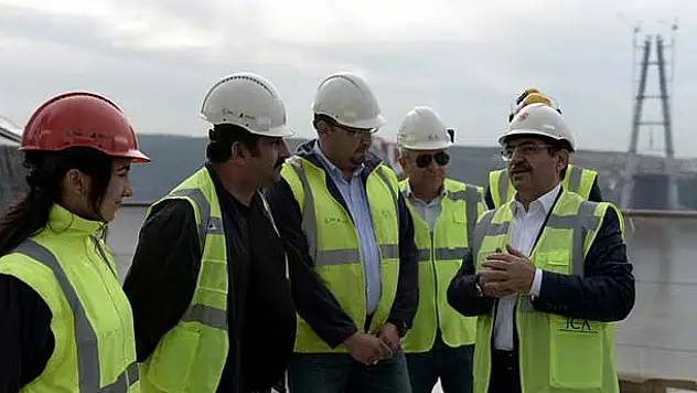 Güllüce, 3. köprü inşaatını inceledi