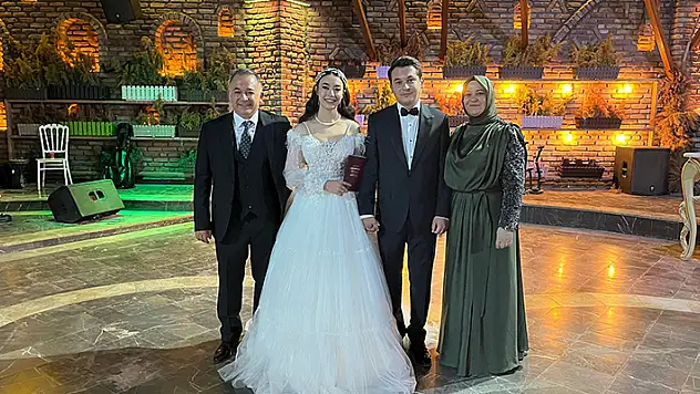 Günay ve Çetin ailelerinin mutlu günü