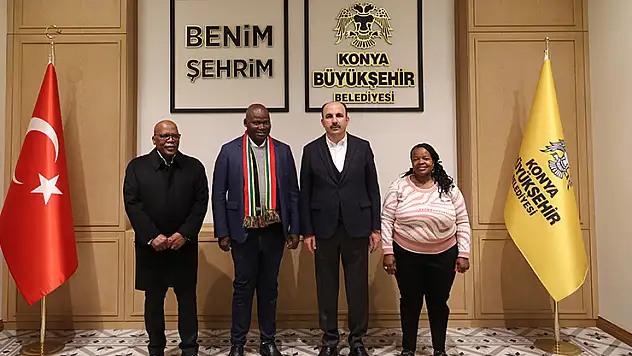 Güney Afrika'dan Başkan Altay'a ziyaret