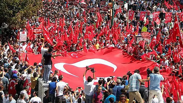 Güneydoğu ve Doğu'da terörü protesto yürüyüşleri yapıldı