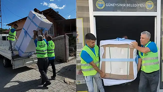 Güneysınır'da evlenecek gençlere beyaz eşya hediyesi