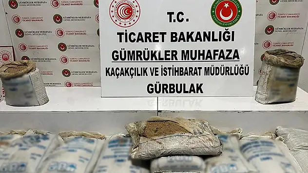 Gürbulak Gümrük Kapısı'nda 240 kilogram uyuşturucu ele geçirildi
