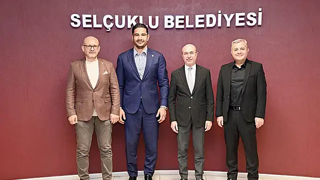 Güreş Federasyonu'ndan Selçuklu Başkanı Pekyatırmacı'ya ziyaret