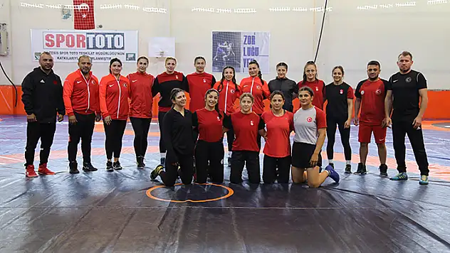 Güreşçiler kota için Sırbistan'da
