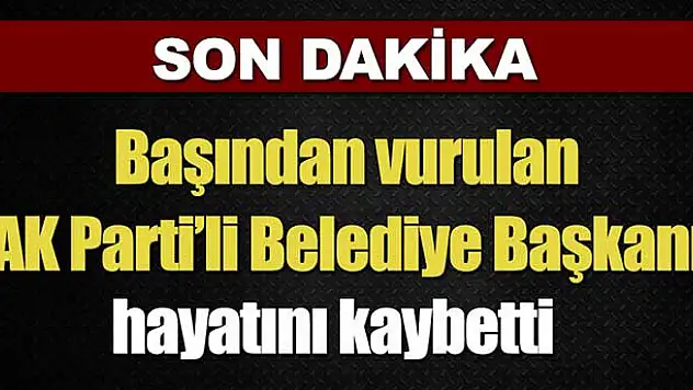 Gürsü Belediye Başkanı Cüneyt Yıldız hayatını kaybetti