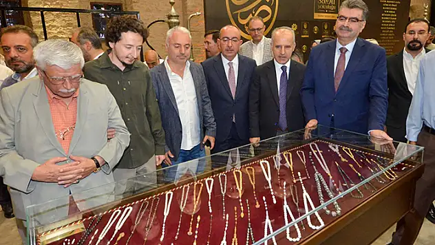 Habbeden İmameye Sabır Yolculuğu' Tespih Sergisi, açıldı