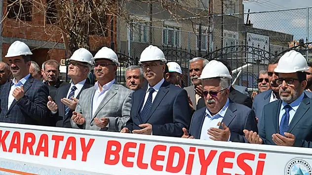 Hacı Hasanbaşı Kur'an Kursu'nun temelleri dualarla atıldı