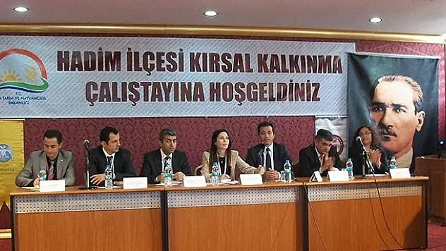 Hadim'de Kırsal Kalkınma Çalıştay'ı düzenlendi