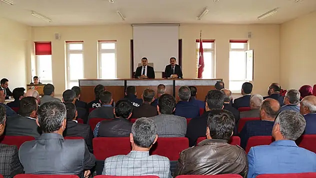 Hadim'de muhtarlar toplantısı yapıldı