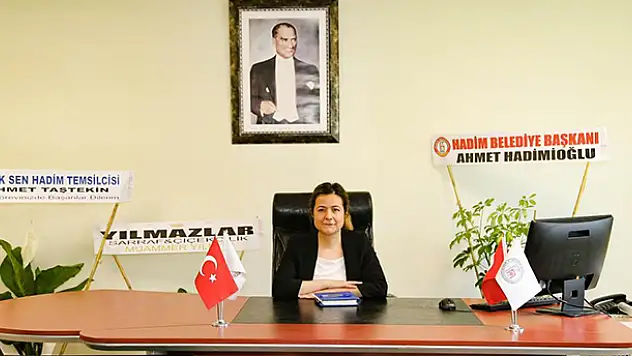 Hadim Devlet Hastanesi Başhekimi Uzman Dr. Esra İnce görevine başladı