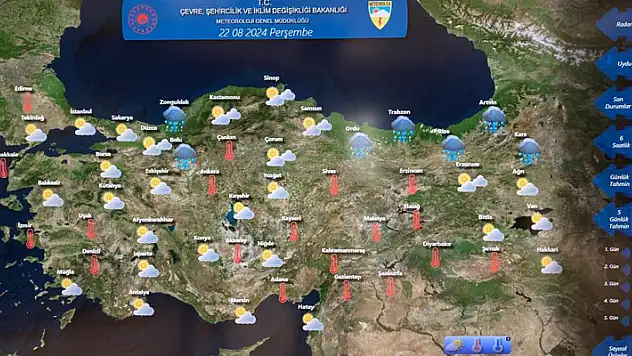 Hafta sonu sıcaklıklar mevsim normalleri civarına düşecek
