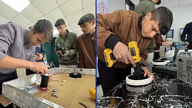 Hakkarili lise öğrencileri 'Biz de yapabiliriz' diyerek robot takımı kurdu